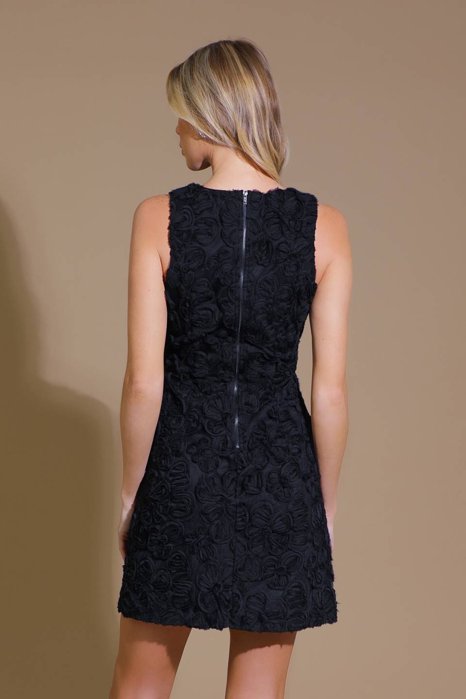 LOVE SWEPT WOVEN MINI DRESS Flying Tomato